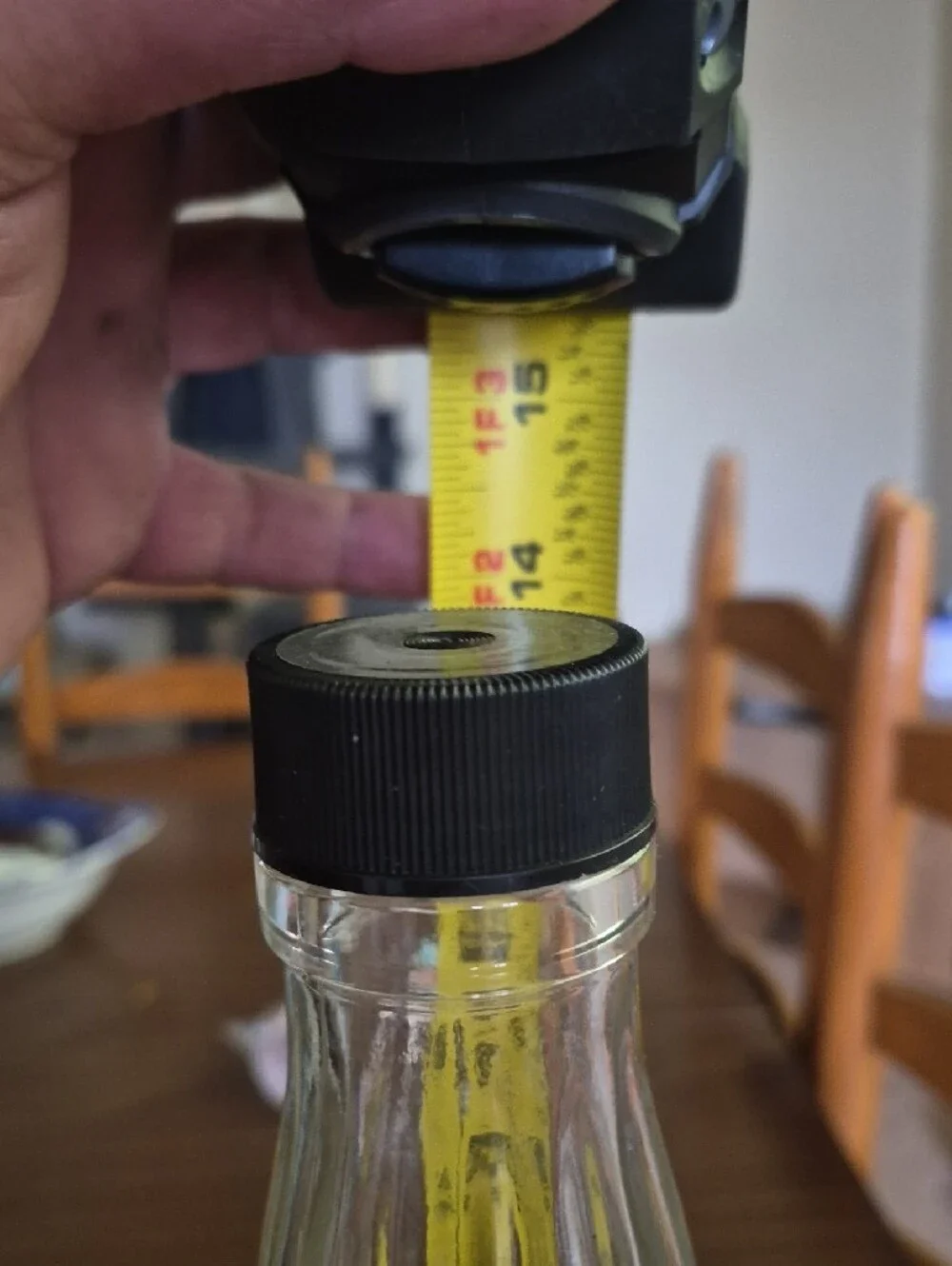 Jack Daniels Black Label Bottle - Black and Clear